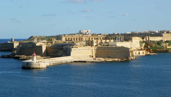 Malta Valletta View Fort Ricasoli Valletta — Stock Photo, Image