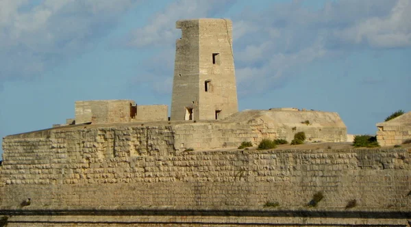 Malta Valletta View Towers Top Bastions — Stockfoto