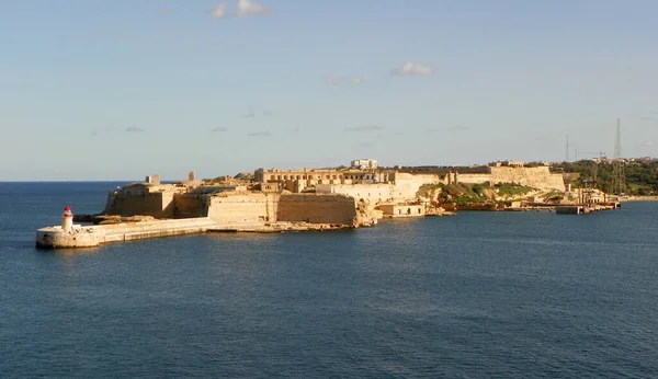 Malta Valletta View Fort Ricasoli Valletta — Stock Fotó