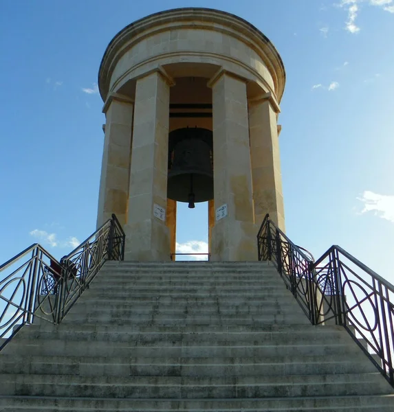 Malta Valletta Monument Unknown Soldier Siege Bell Memorial — Stock Fotó