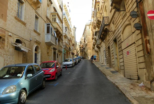 Malta Valletta Streets City — Foto de Stock