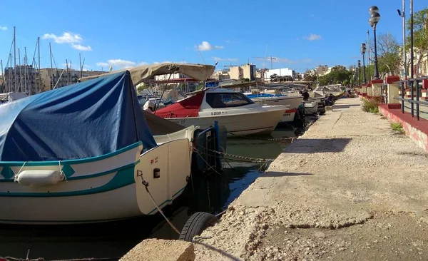 Malta Msida Msida Yacht Marina — Fotografia de Stock