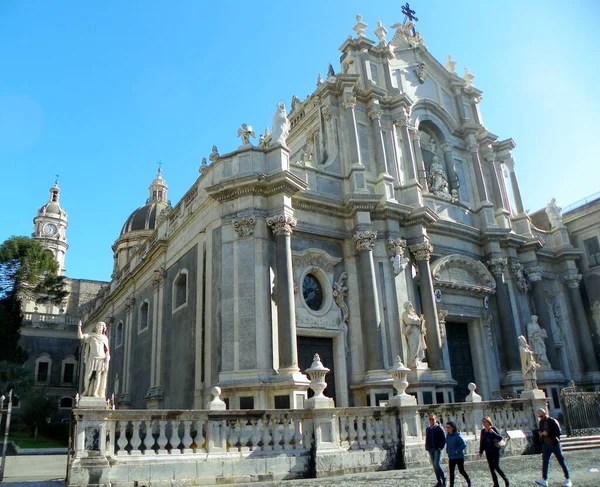 Italy Sicily Catania Catania Cathedral — Fotografia de Stock