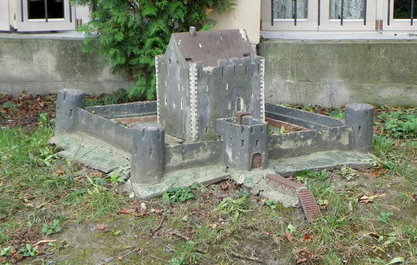 Ukraine Lviv Potocki Palace Mini Sculpture Church Posada Rybotytskyi — 图库照片