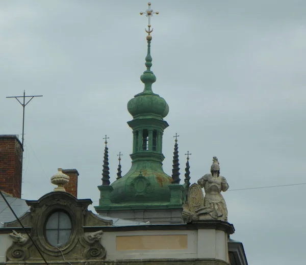 Украина Львов Бернардинская Церковь Колокольня Собора — стоковое фото