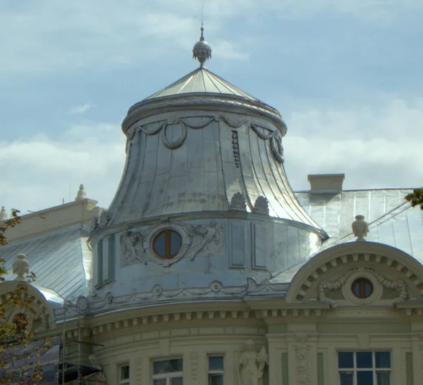 Ukraine Lviv Mickiewicz Square Dome Building Former Cinema — Fotografia de Stock