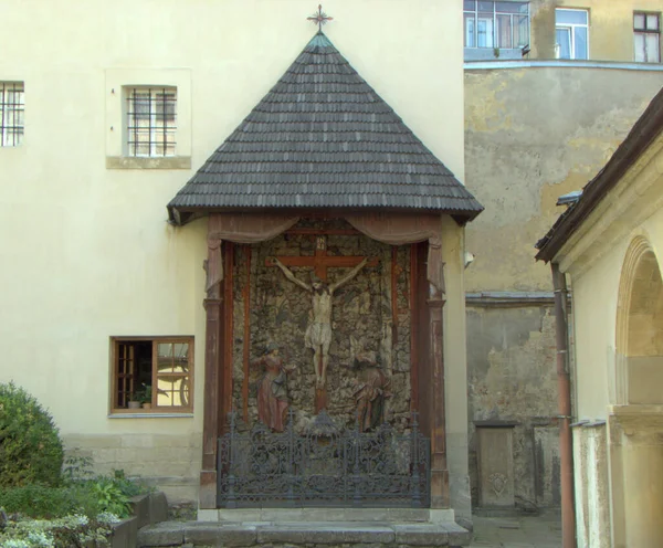 Ukraine Lviv Armenian Street Armenian Cathedral Chapel Yard Cathedral — 스톡 사진