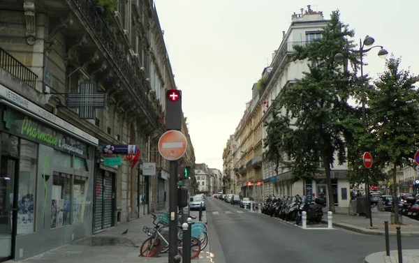 Frankrike Paris Rue Saint Petersbourg Stadsgatan — Stockfoto