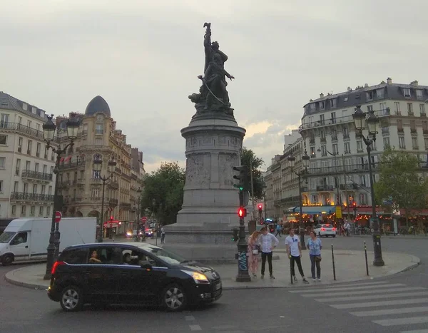 France Paris Place Clichy Monument Marechal Moncey — Stock fotografie