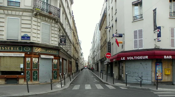 Fransa Paris Rue Jonquiere Şehir Sokakları — Stok fotoğraf