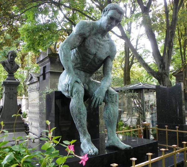 France, Paris, Montmartre Cemetery, the grave of Jean Bauchet