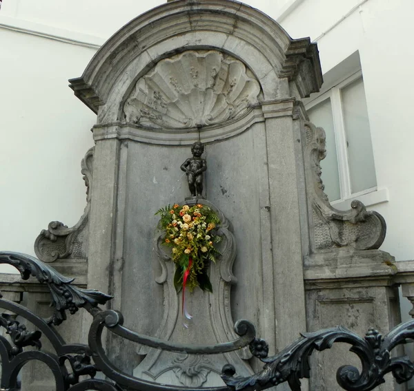 Belgium, Brussels, rue du Chene, Manneken Pis