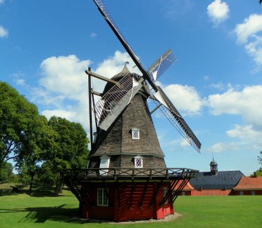 Denmark, Copenhagen, Kastellet, the windmill at Kastellet