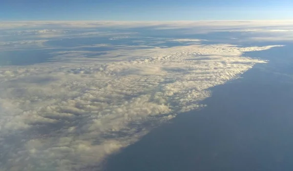 Photos Plane Kopehahen Lviv Clouds — Fotografia de Stock