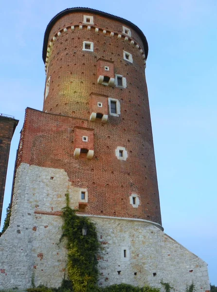 Polonia Cracovia Wawel Torre Sandomierz —  Fotos de Stock