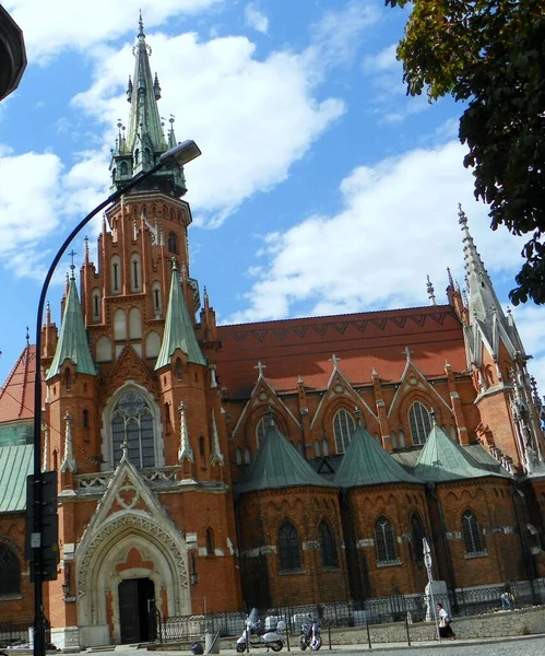 Polonya Krakow Jan Zamoyski Caddesi Joseph Kilisesi — Stok fotoğraf