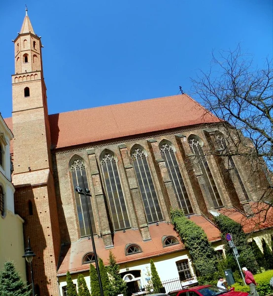 Polonia Wroclaw Catedral San Vicente Santiago Del Lado Piaskova — Foto de Stock