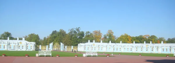 Rusia San Petersburgo Tsarskoye Selo Golden Gate Territorio Del Palacio — Foto de Stock