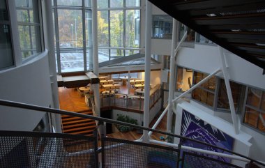 Norveç, Oslo, iç mekan yüksek teknoloji.