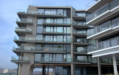 Norveç, Oslo, Aker Brygge, modern mimari