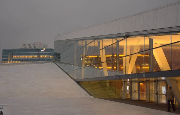 Норвегия Осло Театр Оперы Балета Осло — стоковое фото