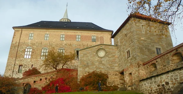 挪威奥斯陆Akershus城堡的城墙 — 图库照片