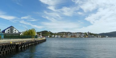 Norveç, Romsdal İlçesi, Christiansund, okyanus boyunca gezinti