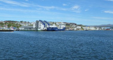 Norveç, Romsdal County, Christiansund, şehir manzaralı