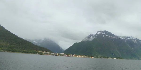 Norwegen More Romsdal County Blick Auf Das Stordal Von Der — Stockfoto