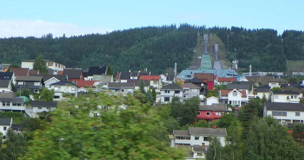 Νορβηγία Δήμος Lillehammer Παραδοσιακό Νορβηγικό Τοπίο — Φωτογραφία Αρχείου