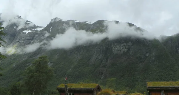 Норвегия More Romsdal County Trollstigen Camping Troll Country — стоковое фото