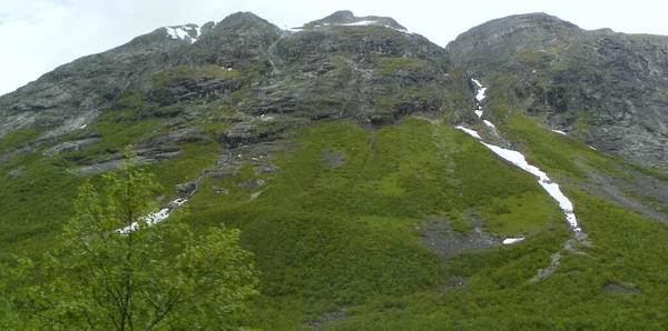 Noruega Más Condado Romsdal Trollstigen Picos Montaña — Foto de Stock
