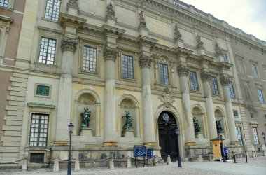 İsveç, Stockholm, Kraliyet Sarayı, güney cephesi