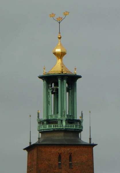 Suecia Estocolmo Torre Del Ayuntamiento Estocolmo — Foto de Stock