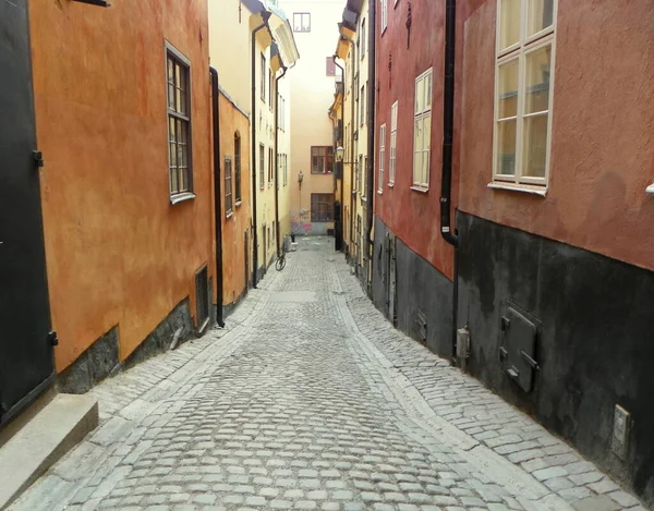 Suecia Estocolmo Las Calles Gamlastan —  Fotos de Stock