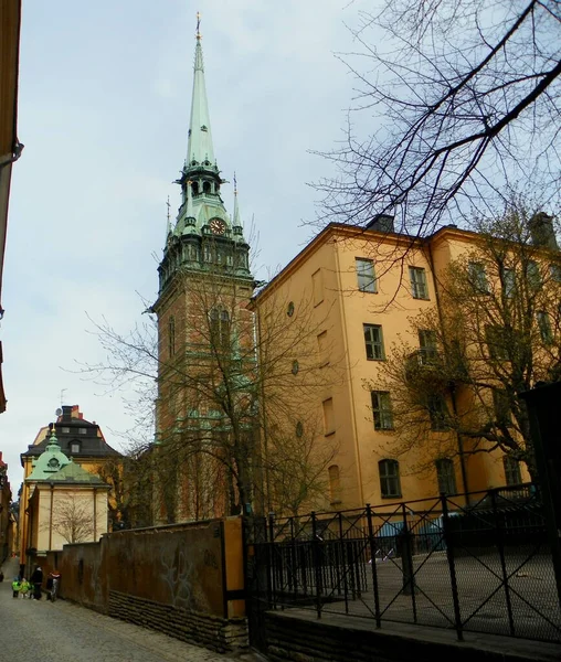 Stockholm Suède Tyska Brinken Église Allemande — Photo