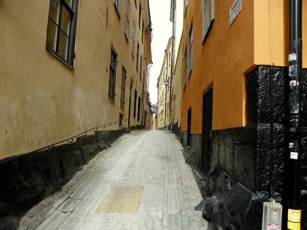 Suède Stockholm Rues Escalade Gamla Stan — Photo