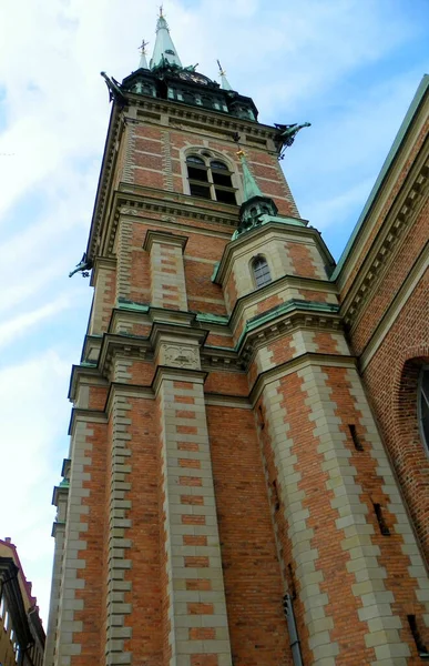 瑞典斯德哥尔摩 Tyska Brinken 德国教堂 — 图库照片