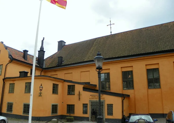 Sverige Stockholm Svenska Kyrkan Finska Kyrkan — Stockfoto