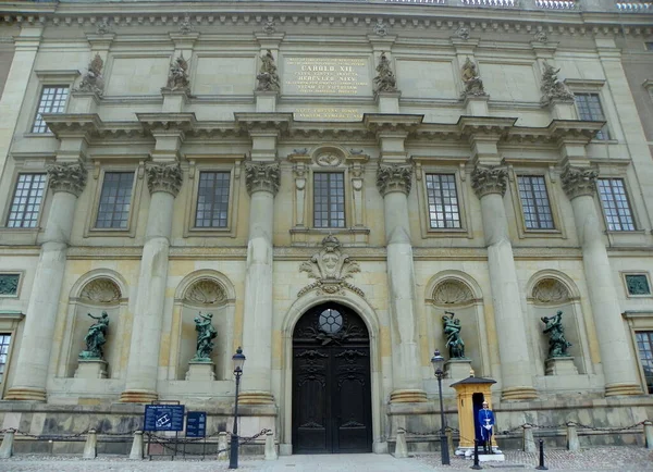 Schweden Stockholm Königspalast Südfassade — Stockfoto