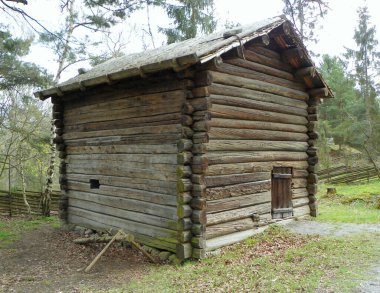 Finn Yerleşim, Oda, Skansen, Djurgarden Adası, Stockholm, İsveç
