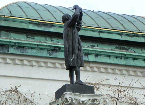 Suécia Estocolmo Ilha Djurgarden Príncipe Eugens Waldemarsudde Estátua Carl Wilhelm — Fotografia de Stock