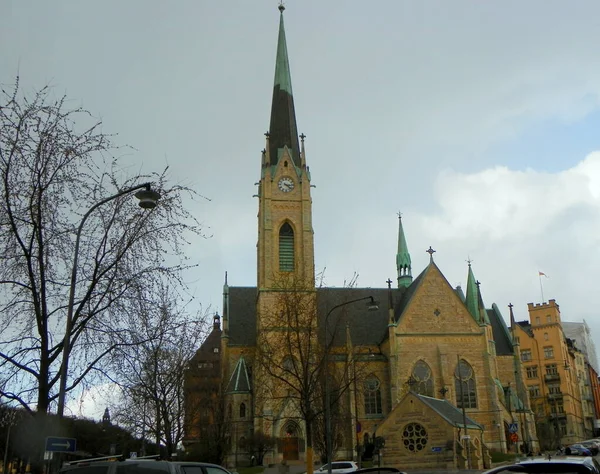 Швеция Стокгольм Мальм Церковь Оскара — стоковое фото