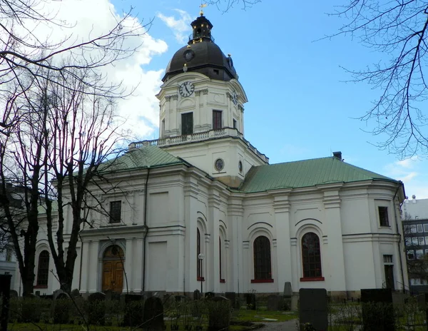 Zweden Stockholm Adolf Fredrik Kerk — Stockfoto