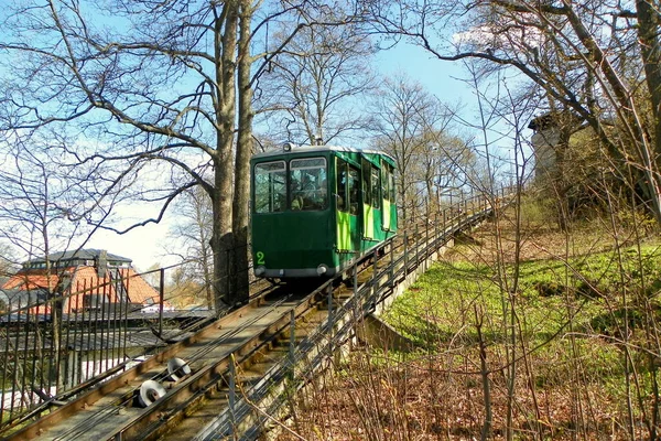 Suécia Estocolmo Skansens Bergbana Funicular Railway — Fotografia de Stock