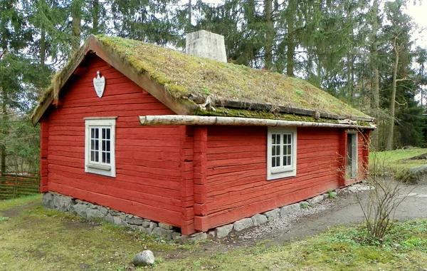 瑞典斯德哥尔摩Djurgarden岛Skansen士兵小屋 — 图库照片