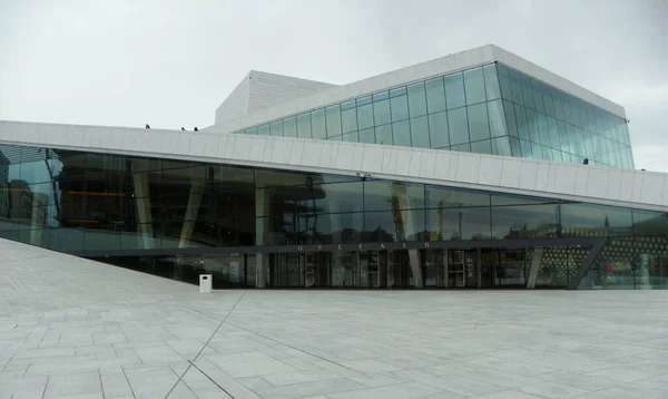 Noorwegen Oslo Bouw Van Het Opera House — Stockfoto