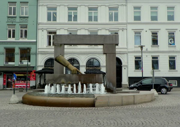 Норвегія Осло Квадратурен Скульптура Крістіана Рукаві — стокове фото
