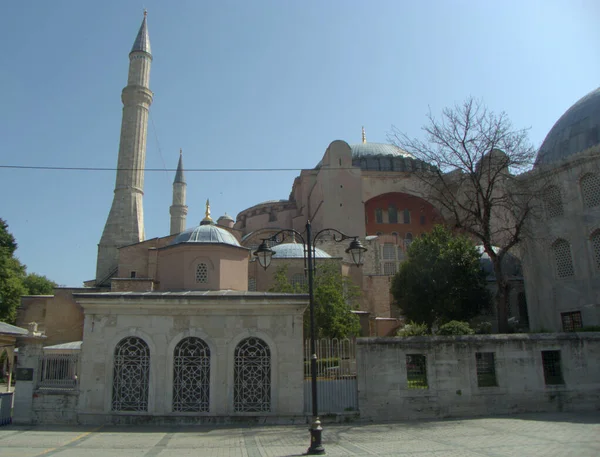 Turcja Stambuł Fatih Ayasofya Meydani Plac Hagia Sophia Kościół Hagia — Zdjęcie stockowe