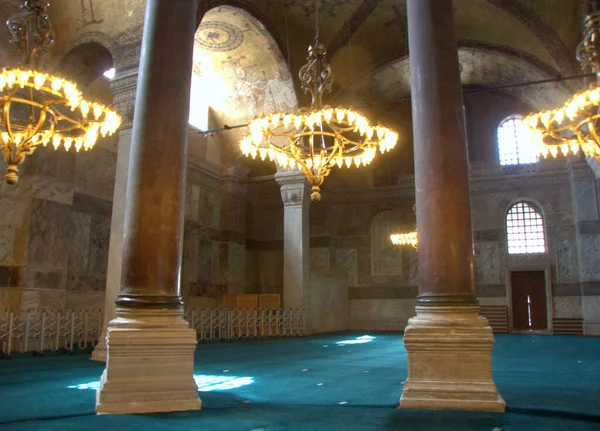 Turecko Istanbul Fatih Náměstí Hagia Sophia Kostel Hagia Sophia Interiér — Stock fotografie